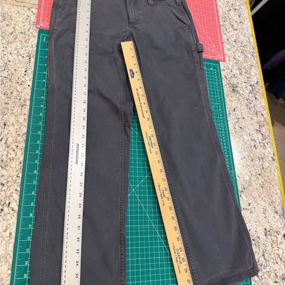 Carhartt Original Fit Gray Utility Work Pants Carpenter Size 6 Short - Picture 5 of 13